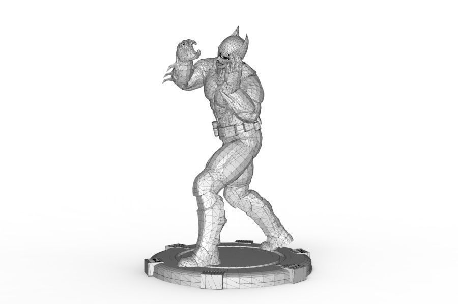 Batman - Mma Kick 3D print model_10