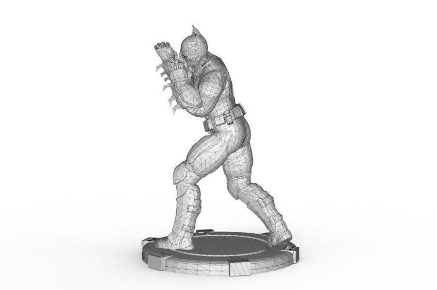 Batman - Mma Kick 3D print model_12
