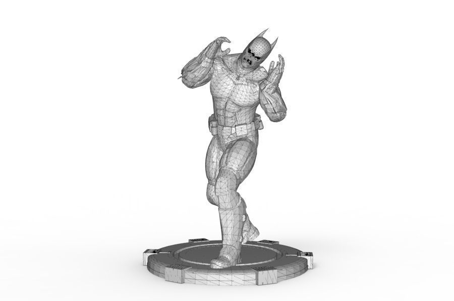 Batman - Mma Kick 3D print model_11