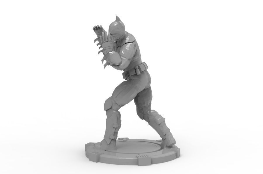 Batman - Mma Kick 3D print model_2