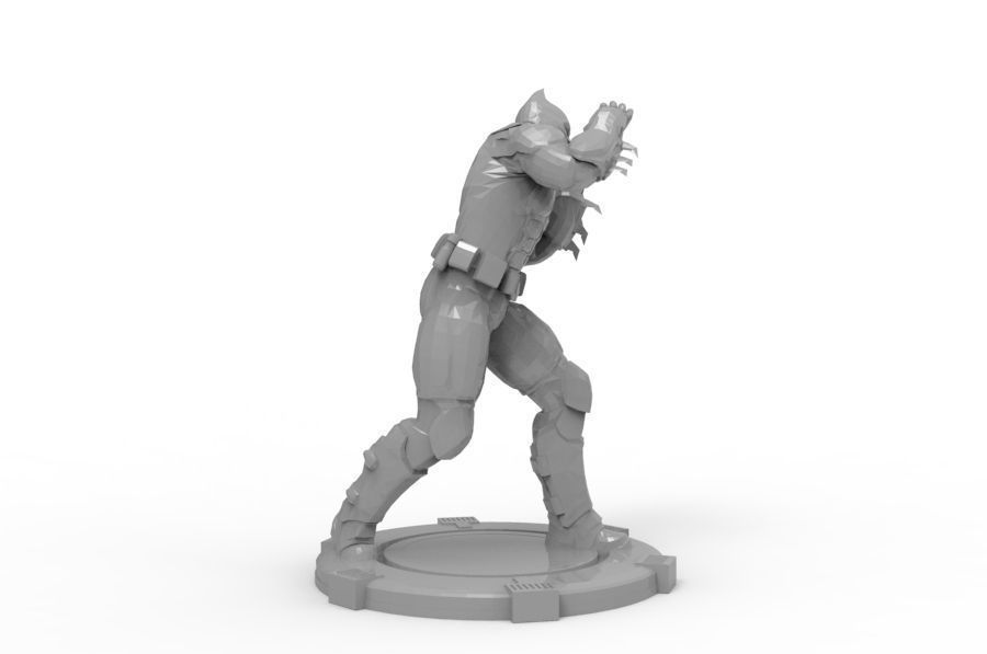Batman - Mma Kick 3D print model_7
