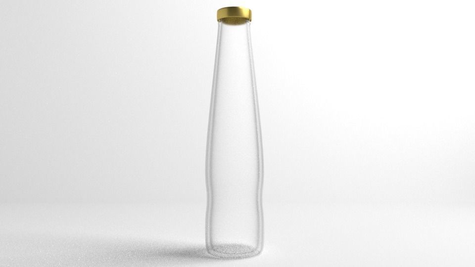 Bottle Sauce 3D model_1