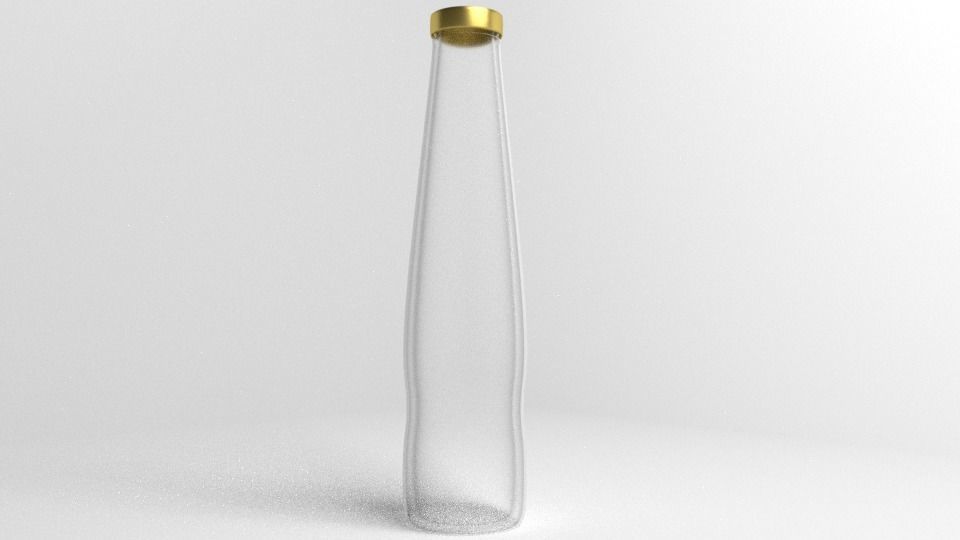Bottle Sauce 3D model_3