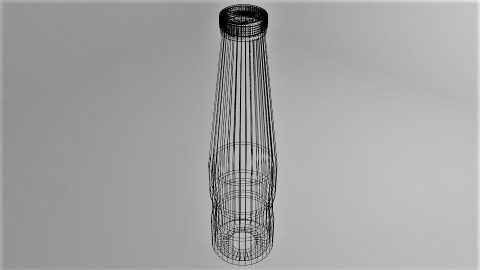 Bottle Sauce 3D model_5