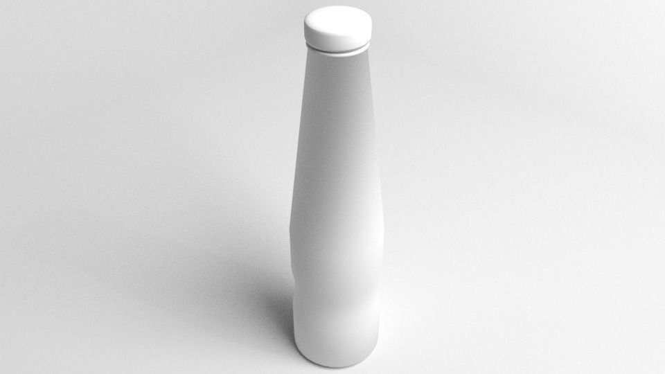 Bottle Sauce 3D model_4