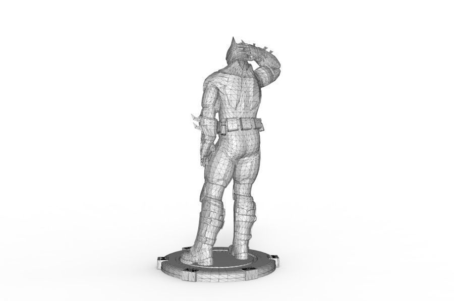 Batman - Standing Pose 3D print model_14