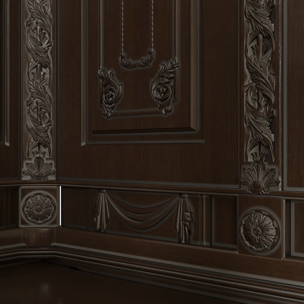 Stairs cnc kitbash 3D model_10