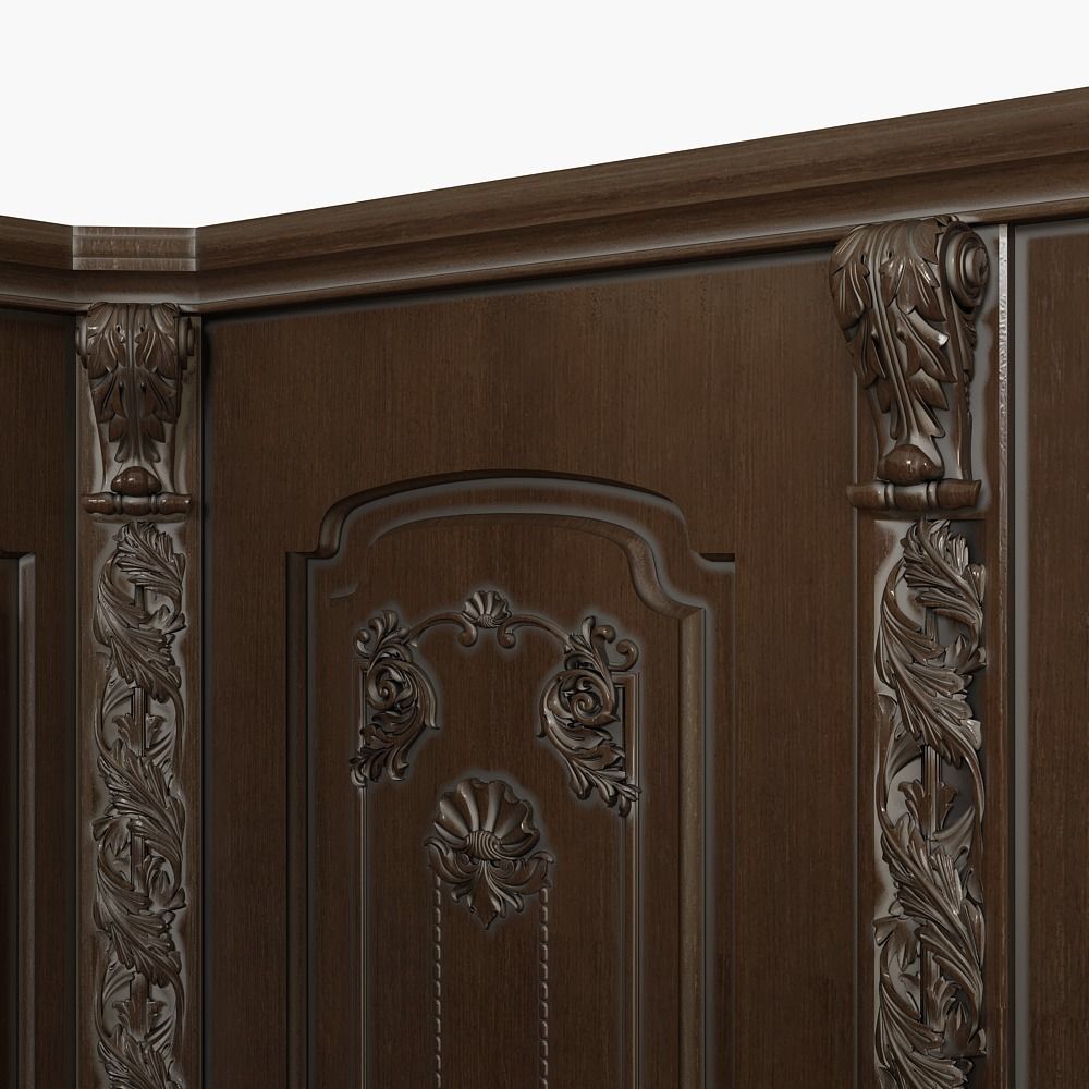 Stairs cnc kitbash 3D model_9