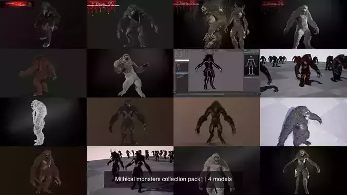 Mithical monsters collection pack1