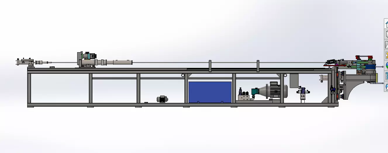 CNC PIPE BENDING MACHINE 3D model
