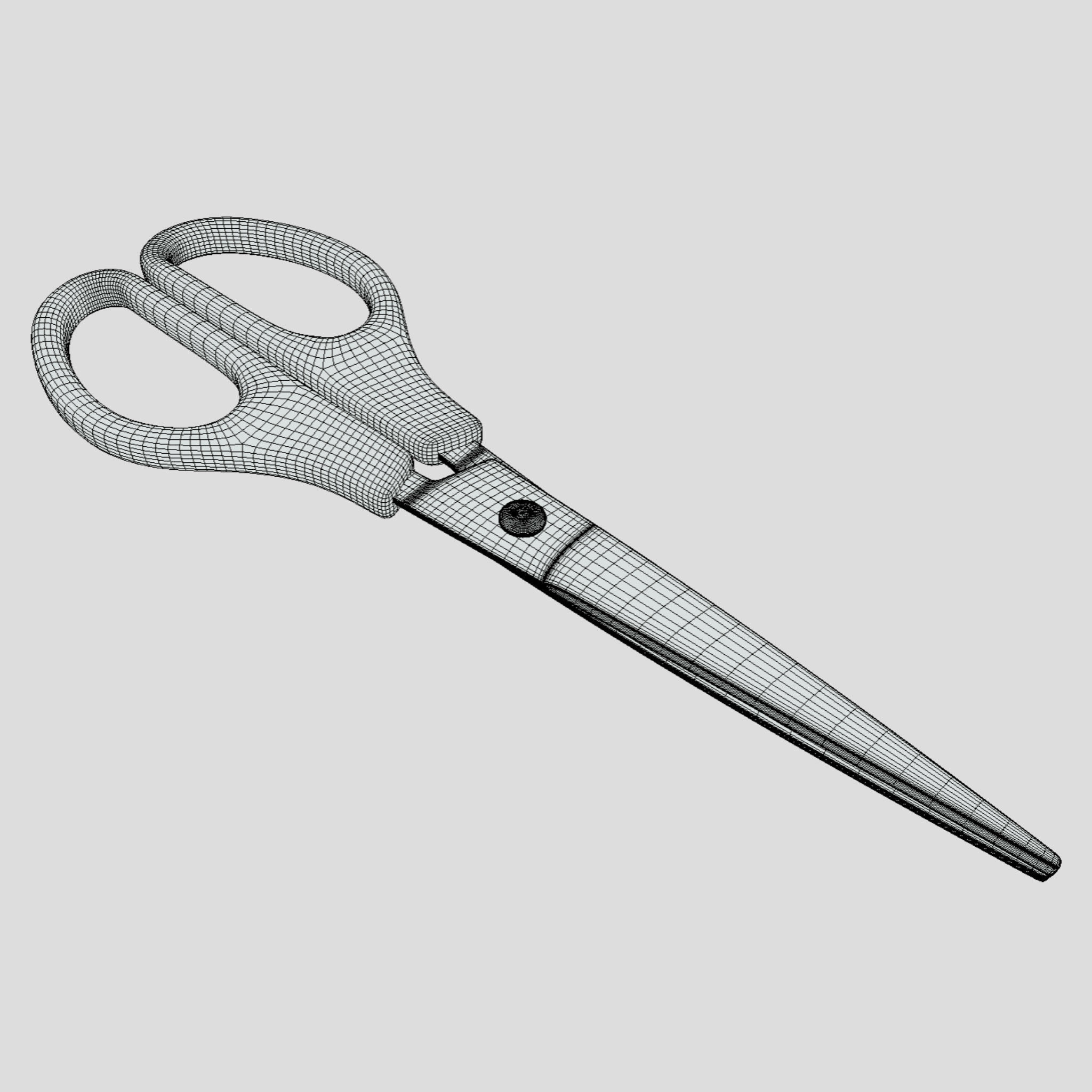 Pair Of Scissors 3D model_3