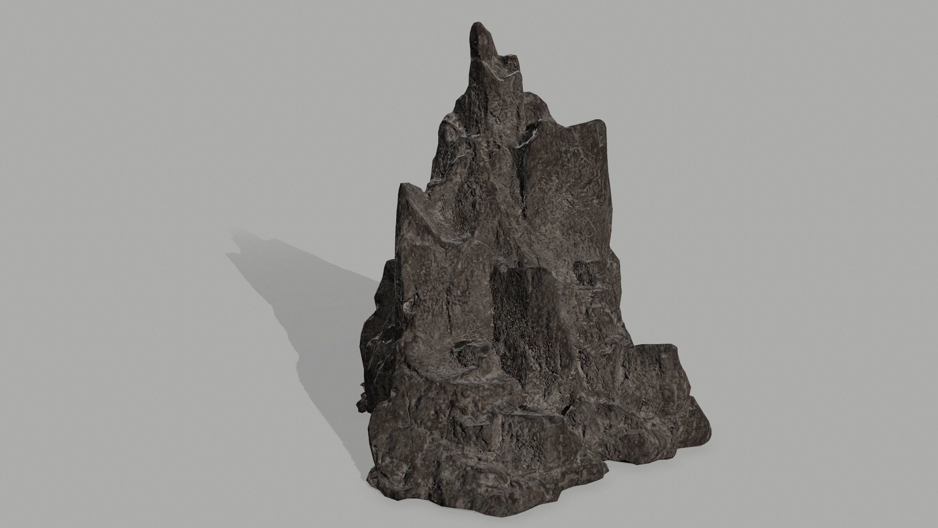 Rock set Low-poly 3D model_9