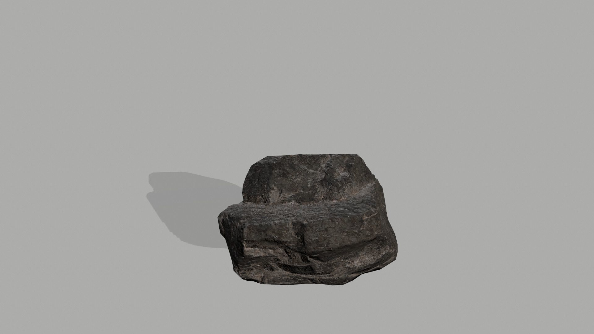Rock set Low-poly 3D model_16