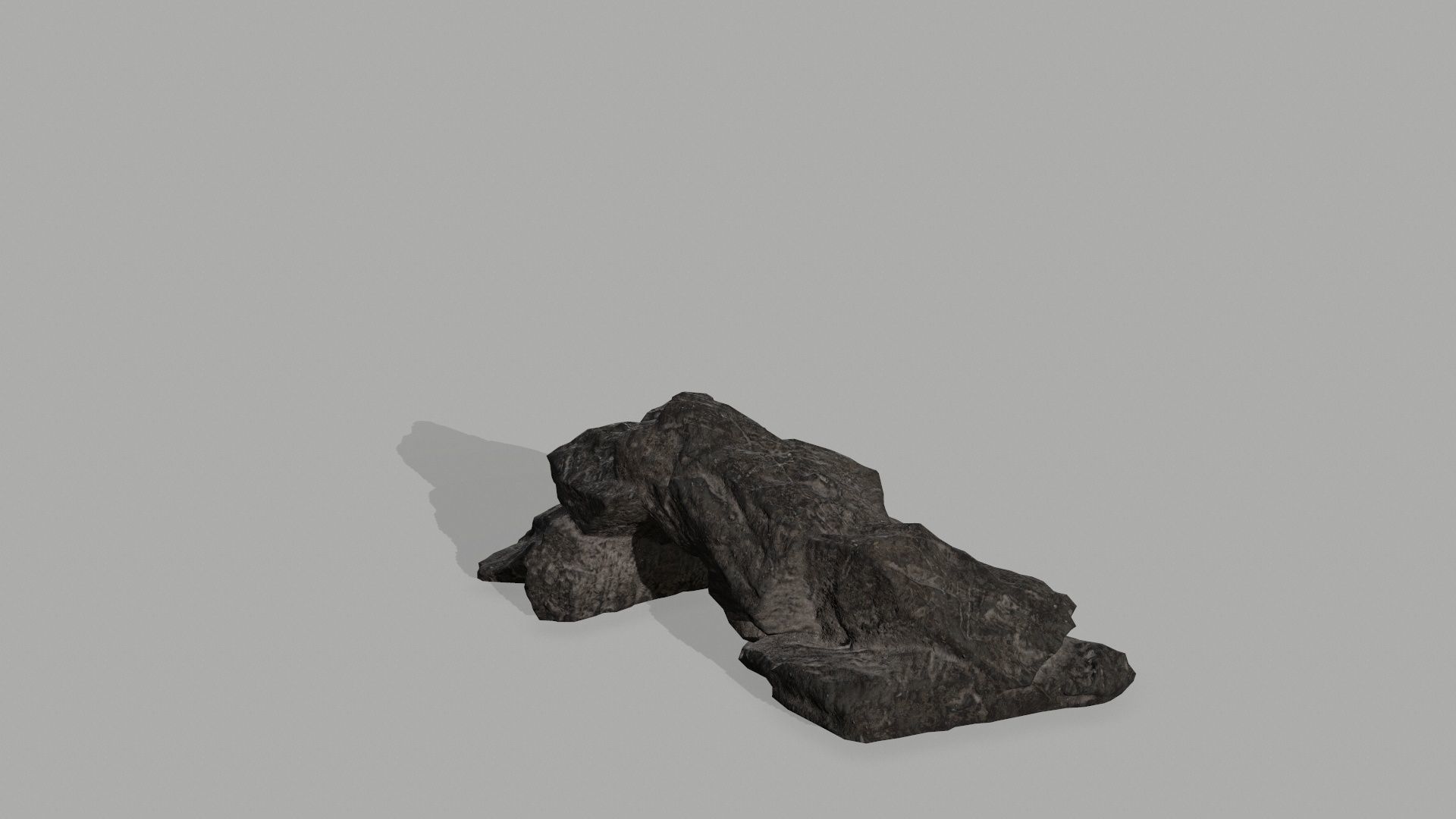 Rock set Low-poly 3D model_5