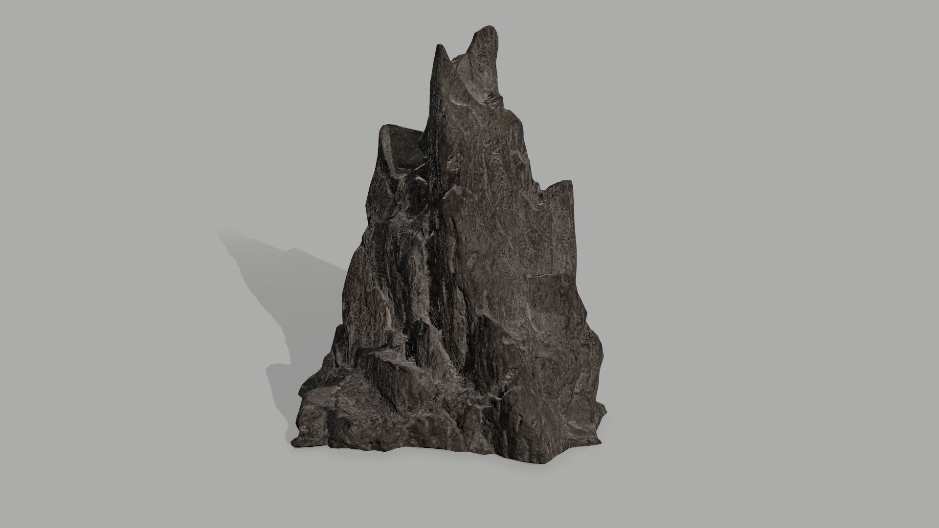 Rock set Low-poly 3D model_12