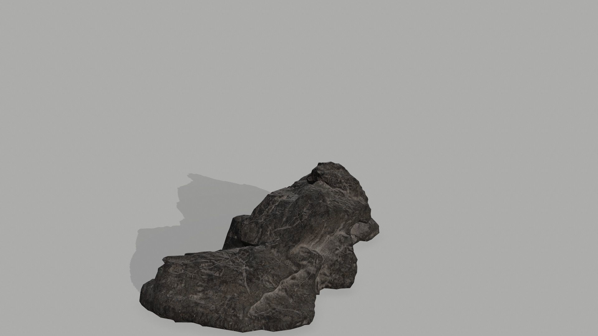 Rock set Low-poly 3D model_7