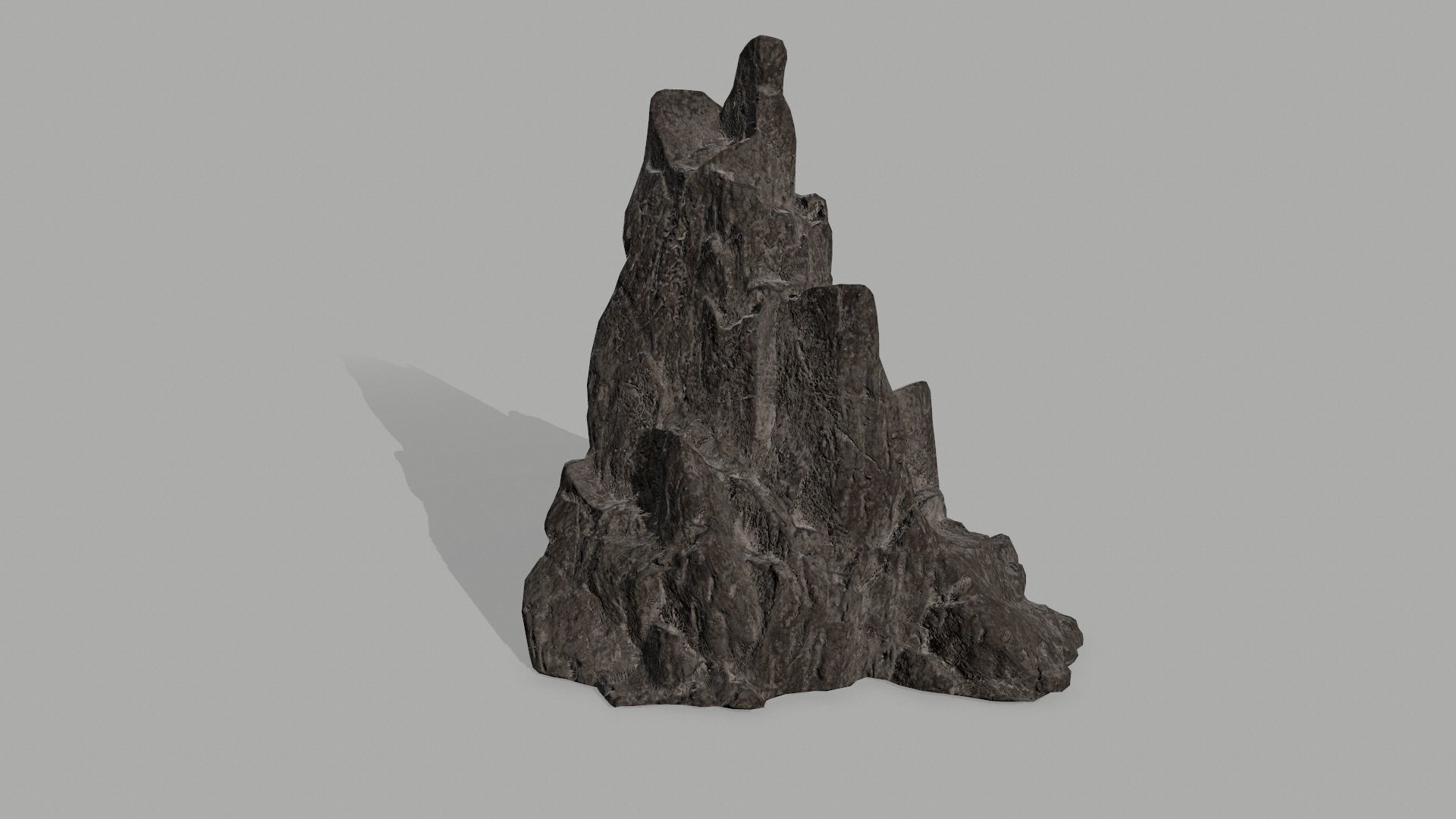 Rock set Low-poly 3D model_11