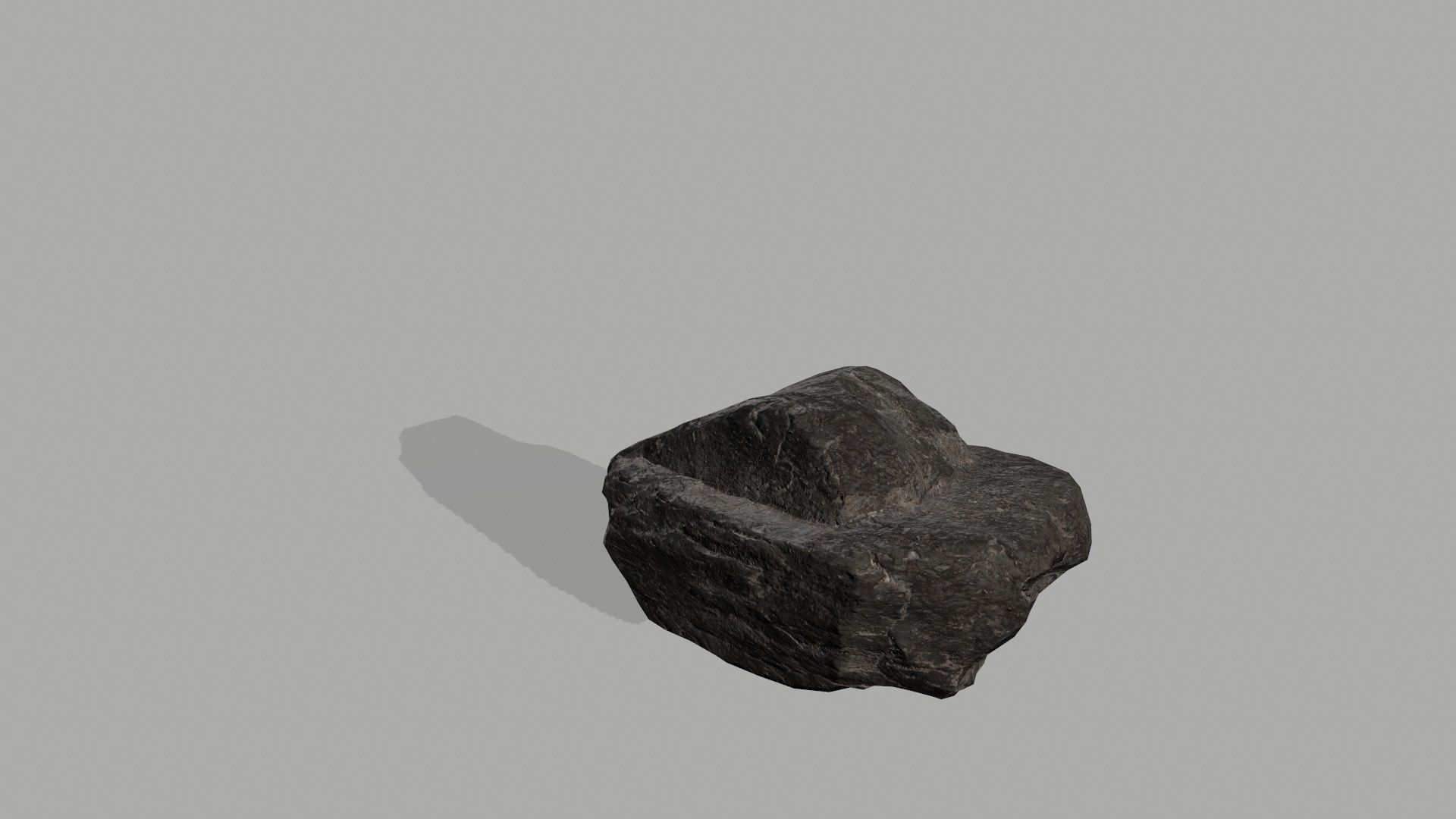 Rock set Low-poly 3D model_17