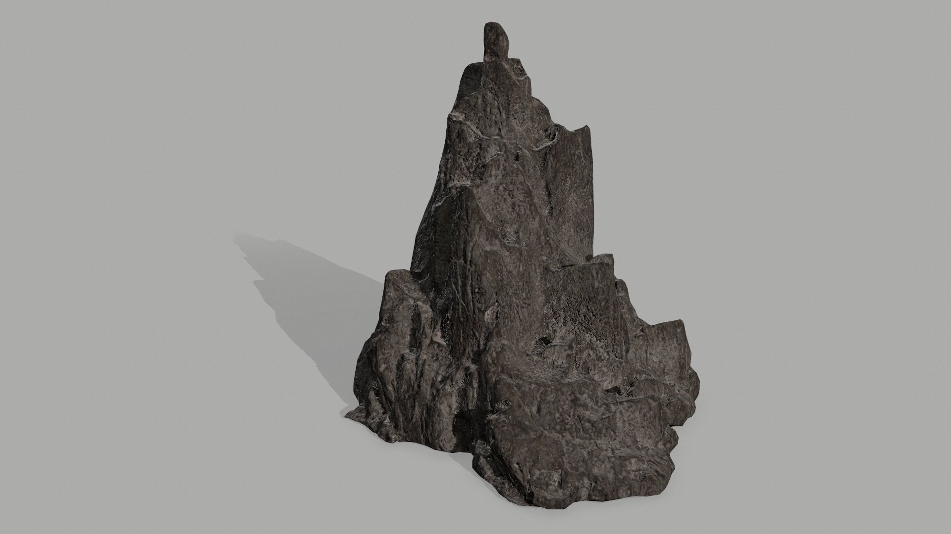 Rock set Low-poly 3D model_10