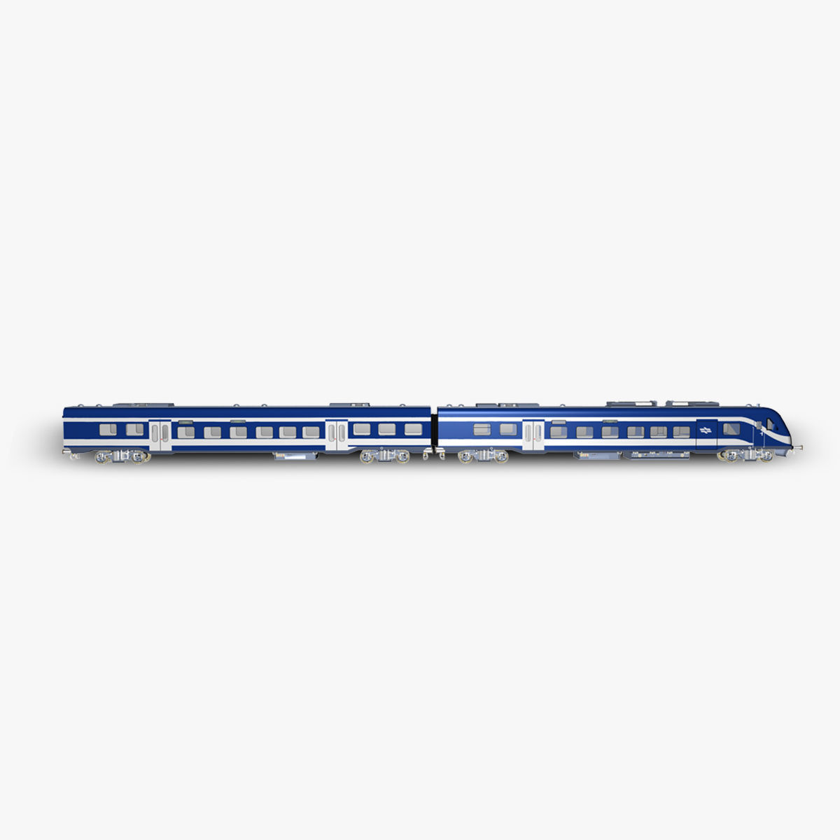 Siemens Viaggio Light Train Carts and Locomotive 3D model_14