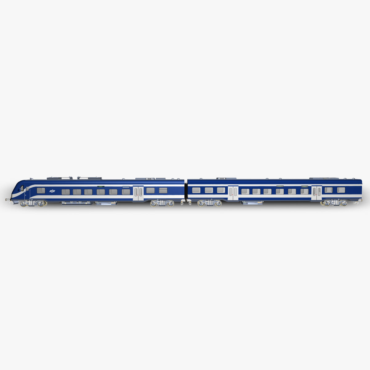 Siemens Viaggio Light Train Carts and Locomotive 3D model_15