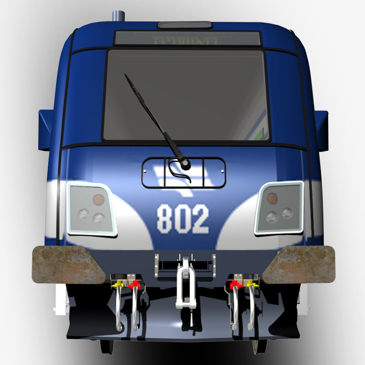 Siemens Viaggio Light Train Carts and Locomotive 3D model_6