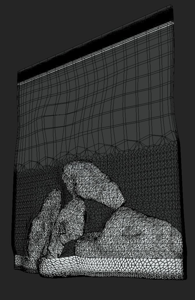 Weed Bag Low-poly 3D model_3