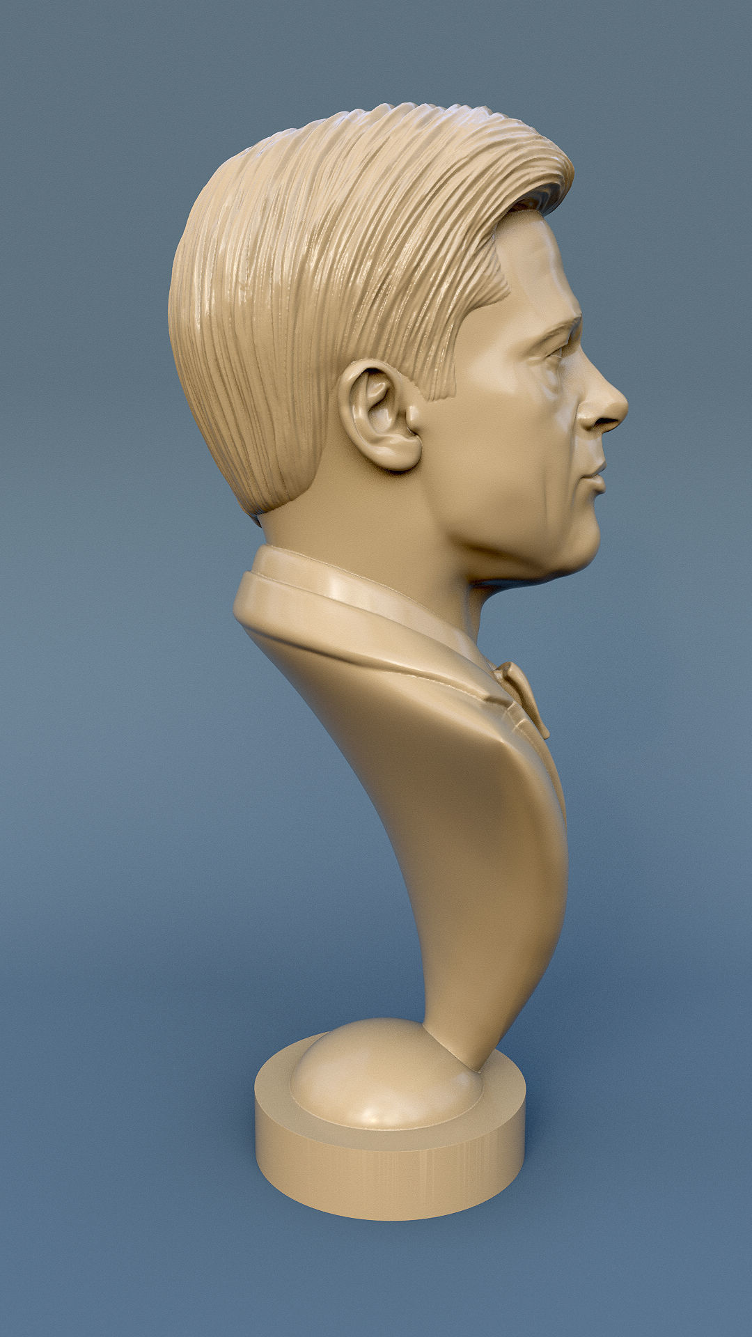 Brad Pitt  3D print model_7