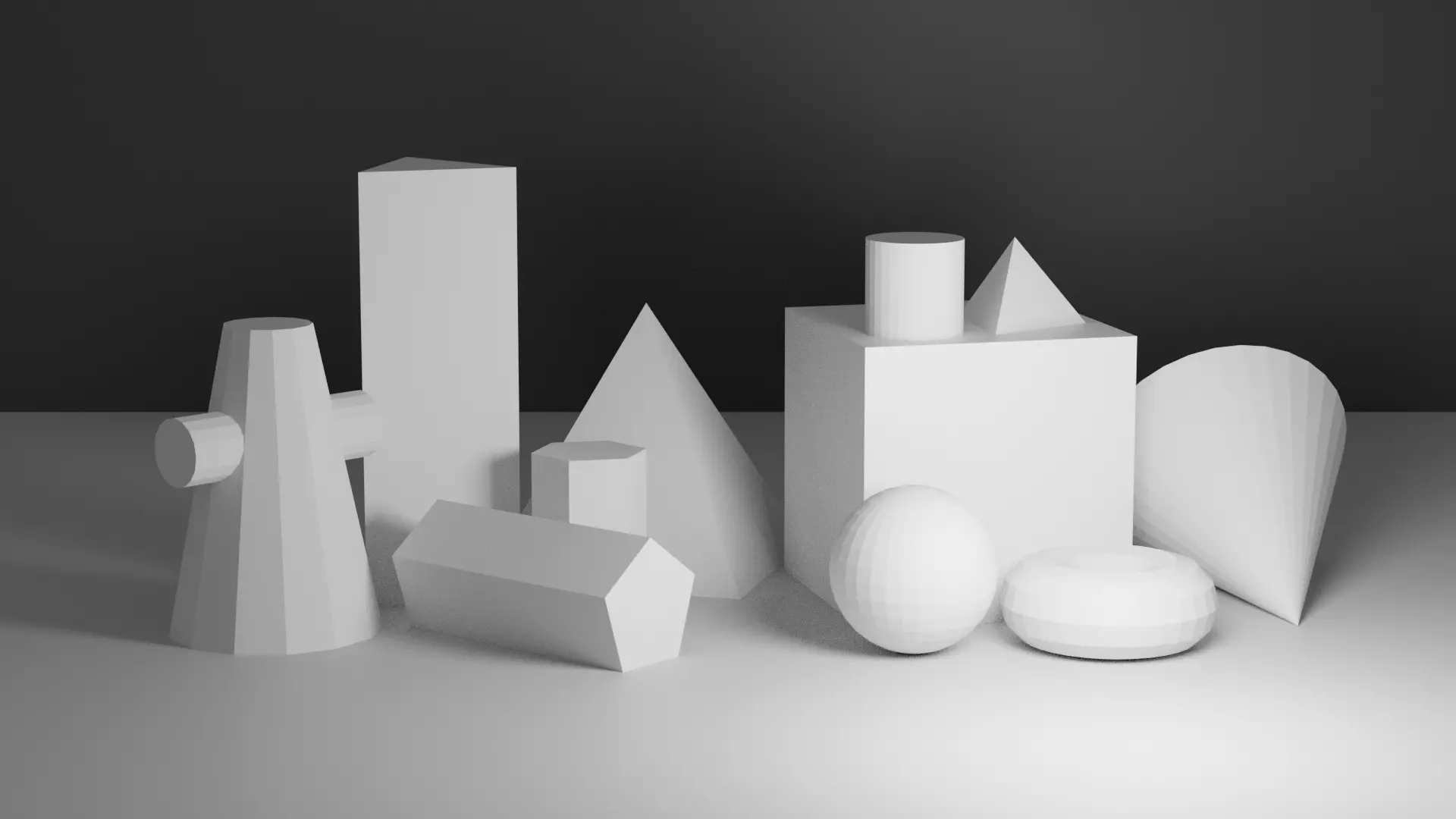 Basic shape 3D model_0