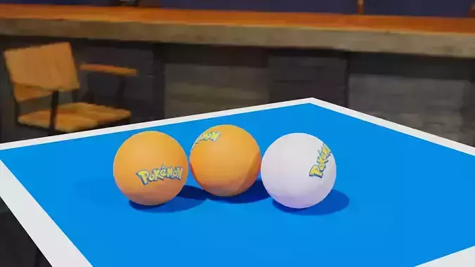 Ping pong ball 3D model