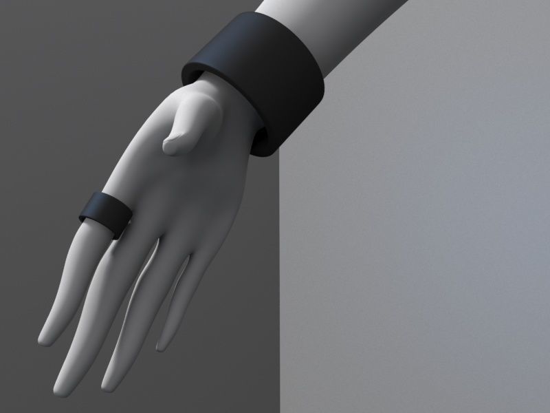 Punk Girl 3D model_3