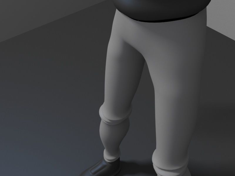 Punk Girl 3D model_4