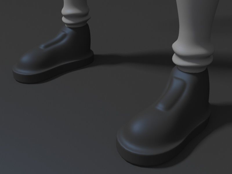 Punk Girl 3D model_5