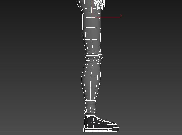 Punk Girl 3D model_14