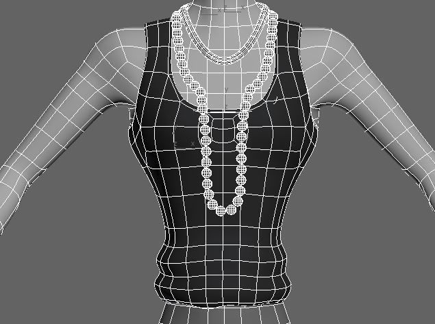 Punk Girl 3D model_15