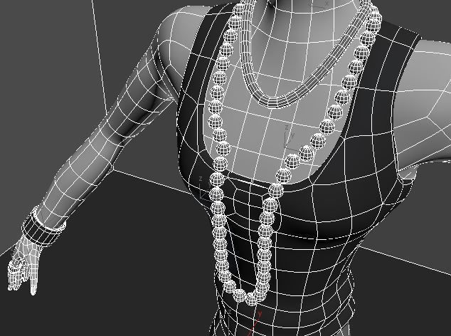 Punk Girl 3D model_8