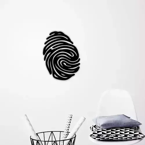 Finger Print wall art