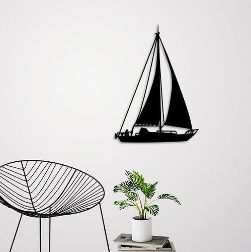 SAILING BOAT FOR WALL DECORATION 3D print model
