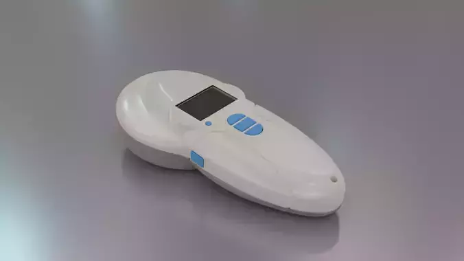 Model of Microchip scanner 3D model