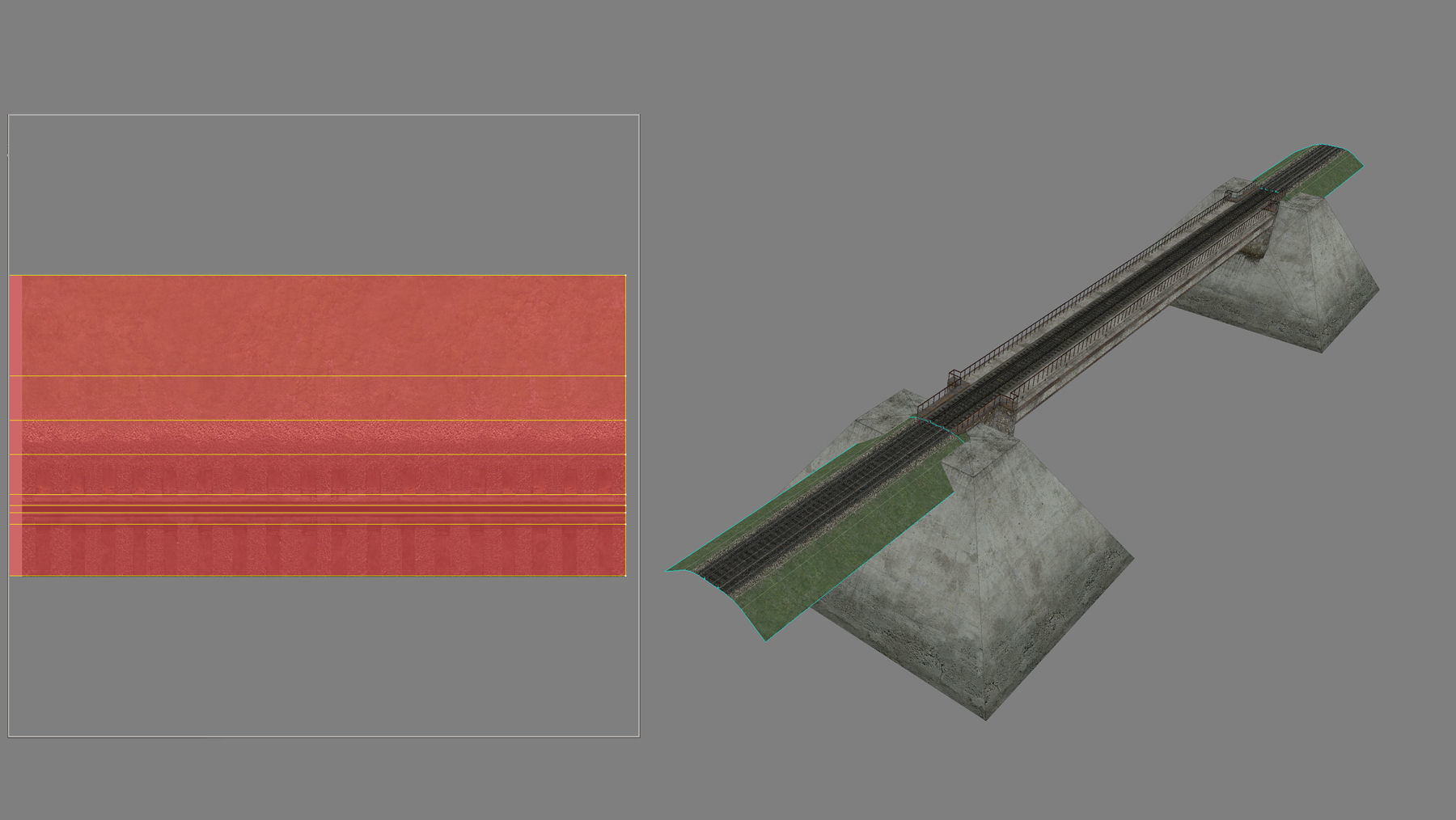 RW Bridge Vologda-II mono Low-poly 3D model_18