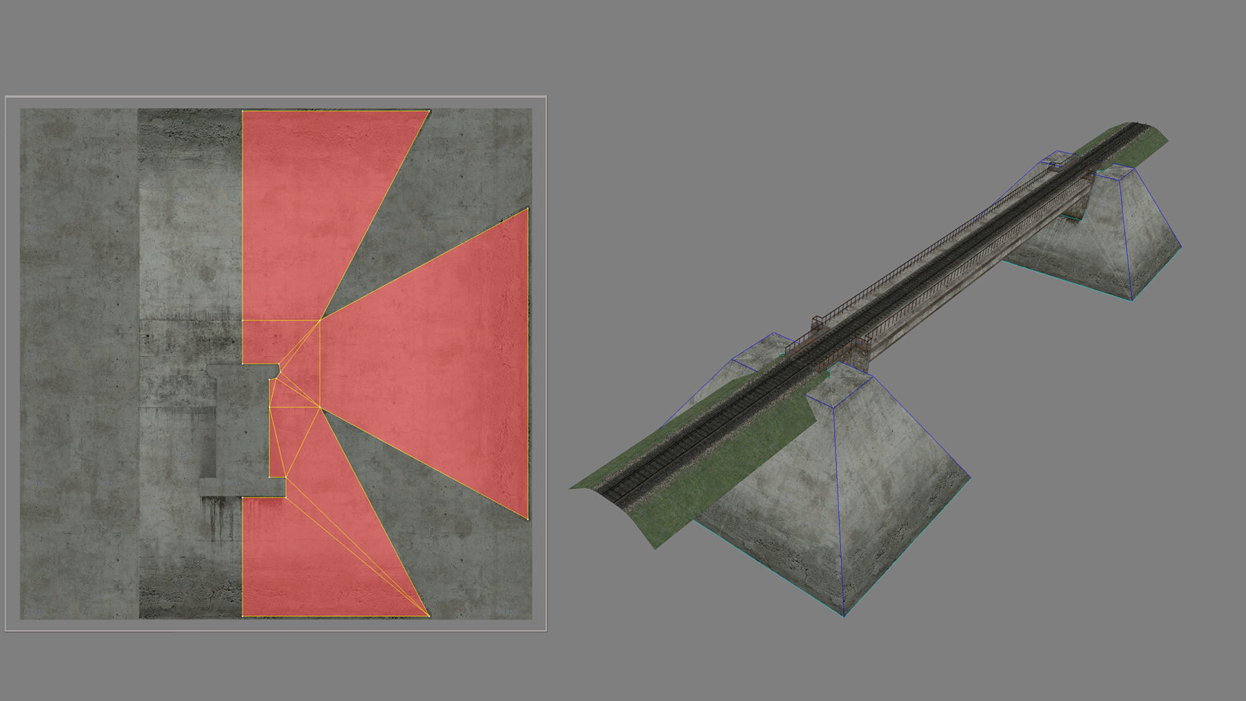 RW Bridge Vologda-II mono Low-poly 3D model_15