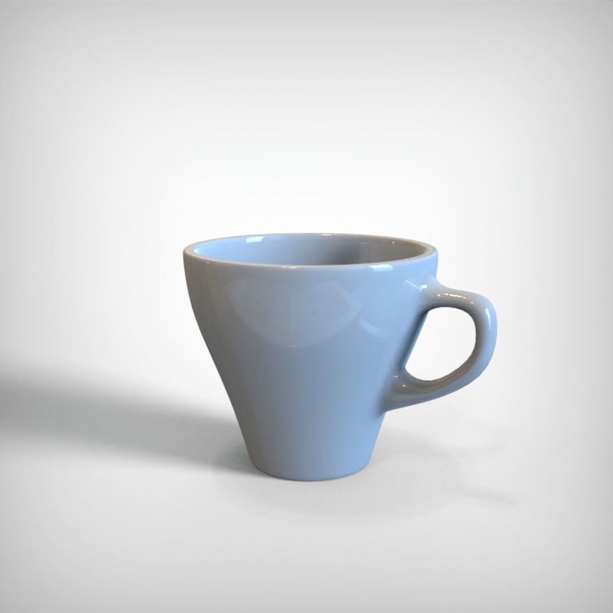 Realistic Mug coffee cup Low-poly 3D model_8