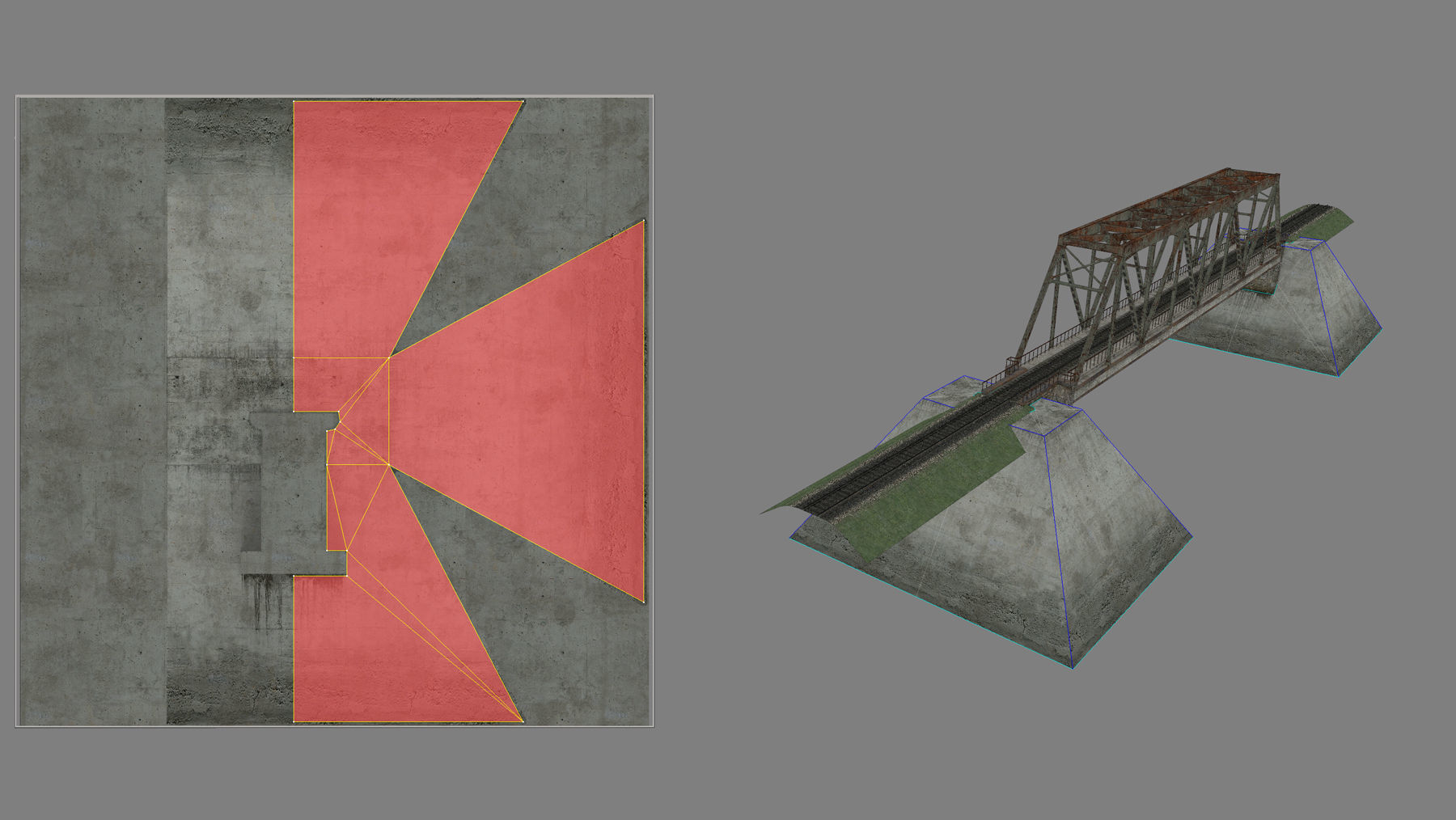 RW Bridge Vologda-II mono ferma Low-poly 3D model_18