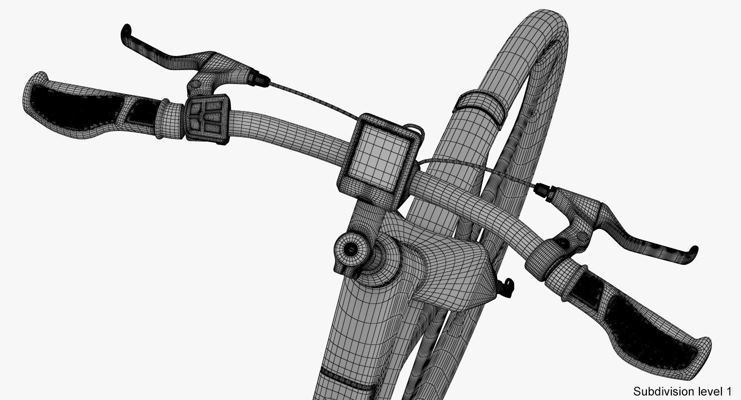 Electric bike 6 3D model_22