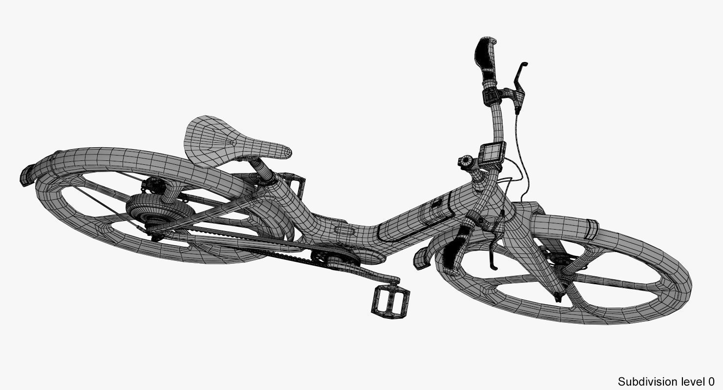 Electric bike 6 3D model_19