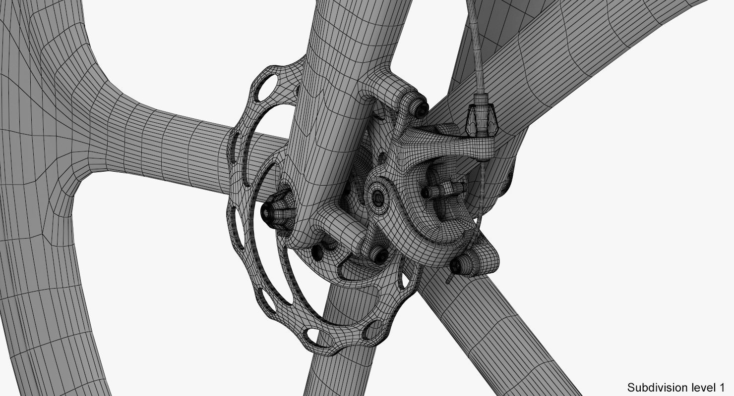 Electric bike 6 3D model_28