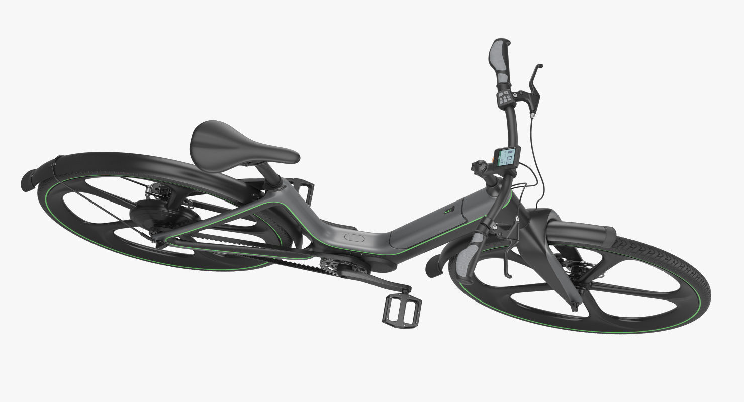 Electric bike 6 3D model_2