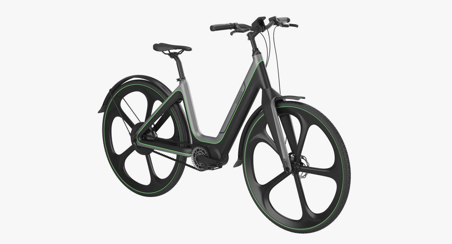 Electric bike 6 3D model_1
