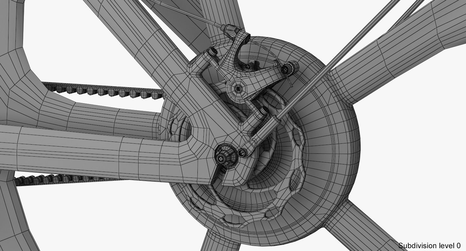 Electric bike 6 3D model_25