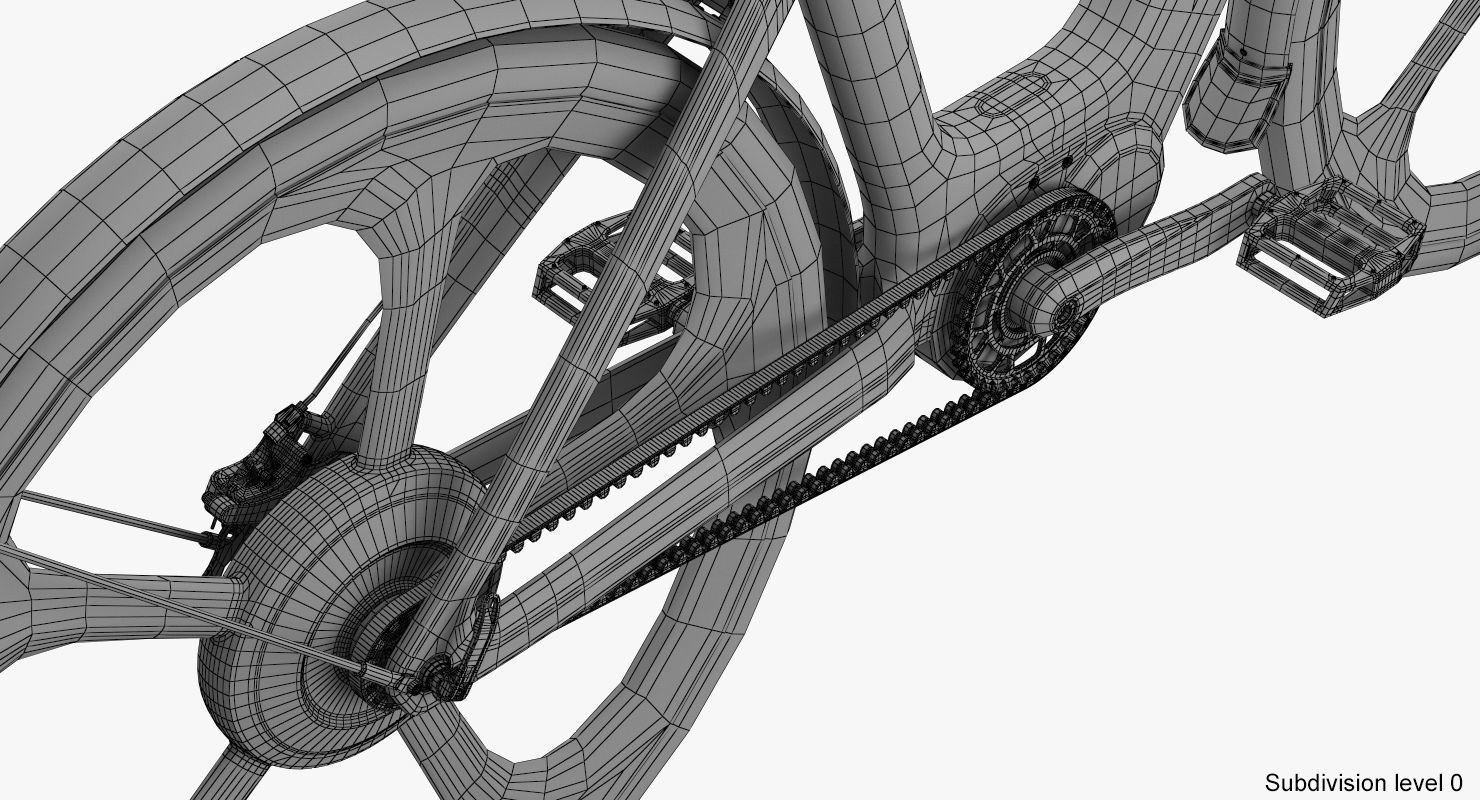 Electric bike 6 3D model_23